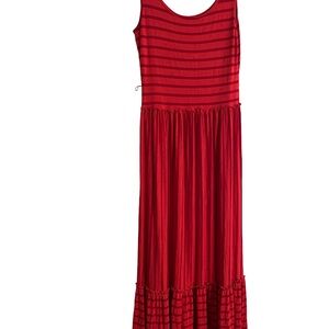 Calvin Klein Orange Striped Dress